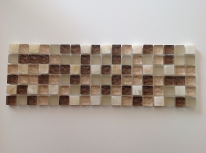 Glass Stone Tile Mosaic Strips For Kitchen & Bathroom Backsplashes