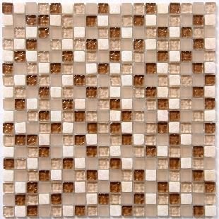 Glass stone mosaic tiles